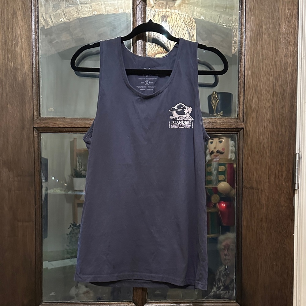 Islander Charcoal Men's Swim Tank